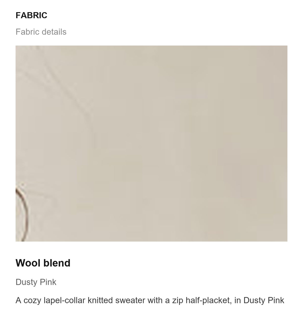 Fabric details