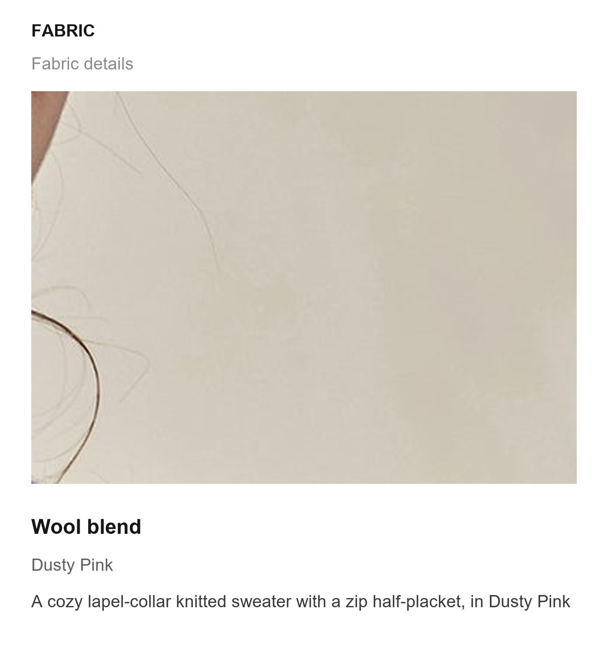 Fabric details