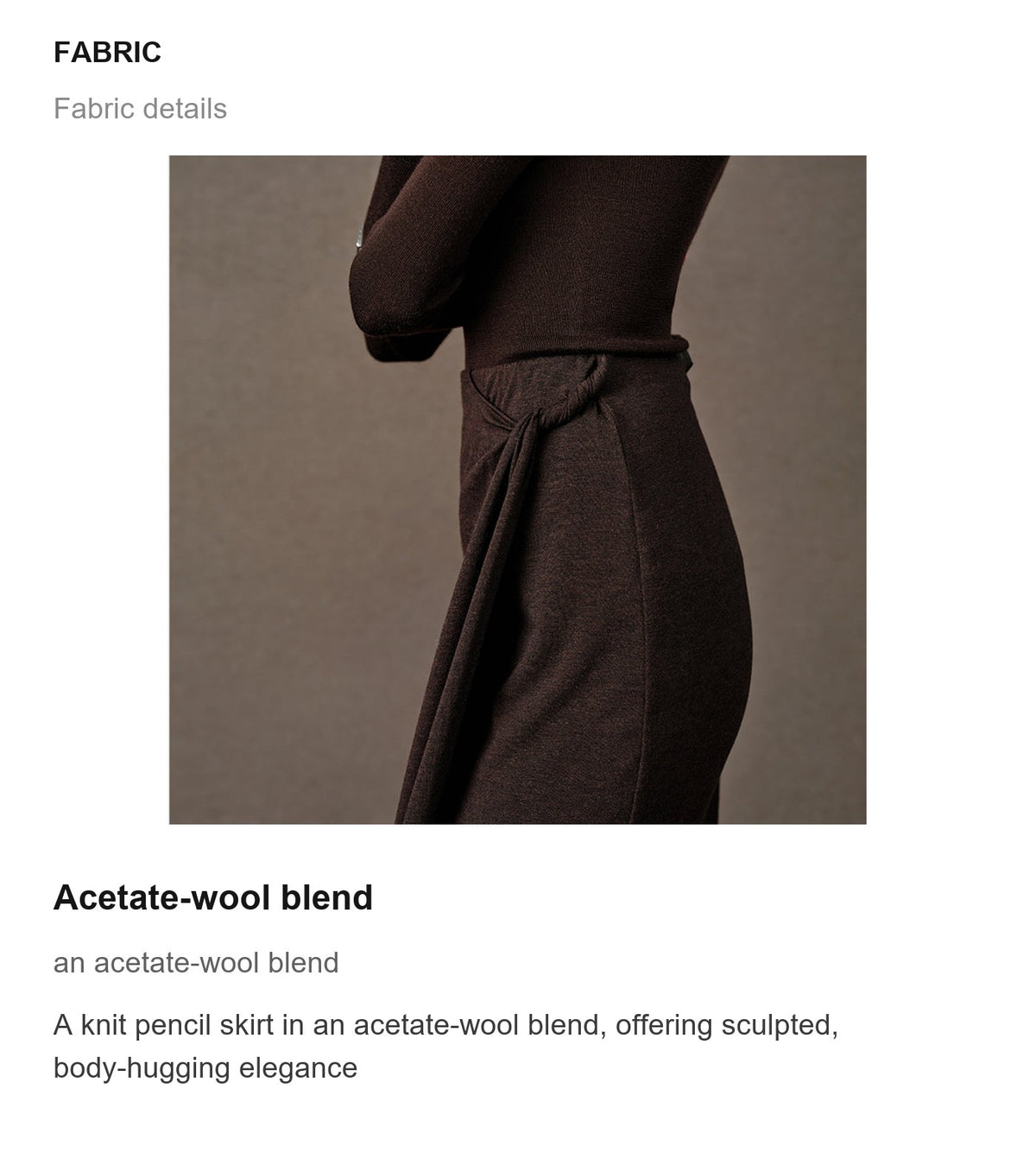 Fabric details