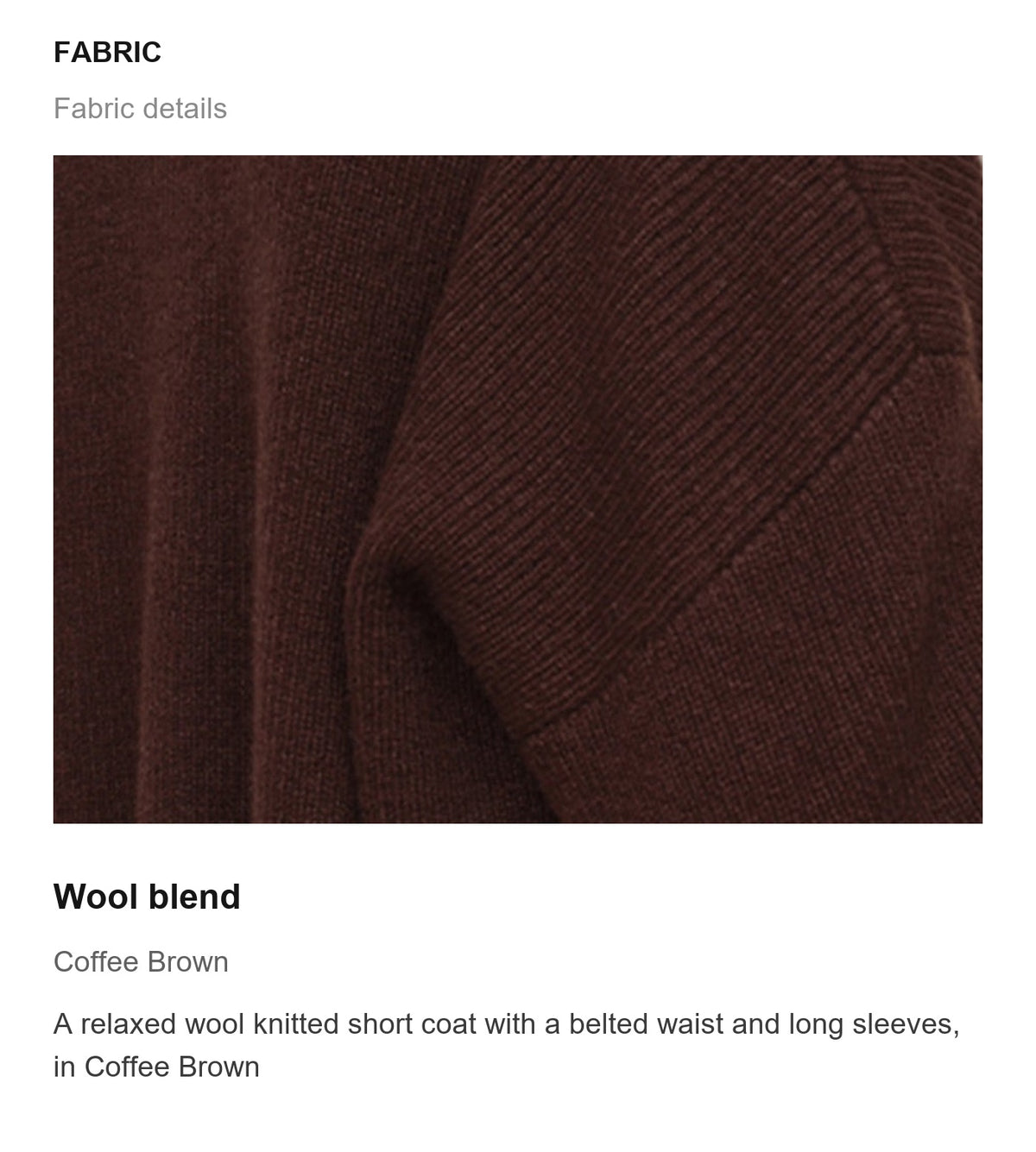 Fabric details