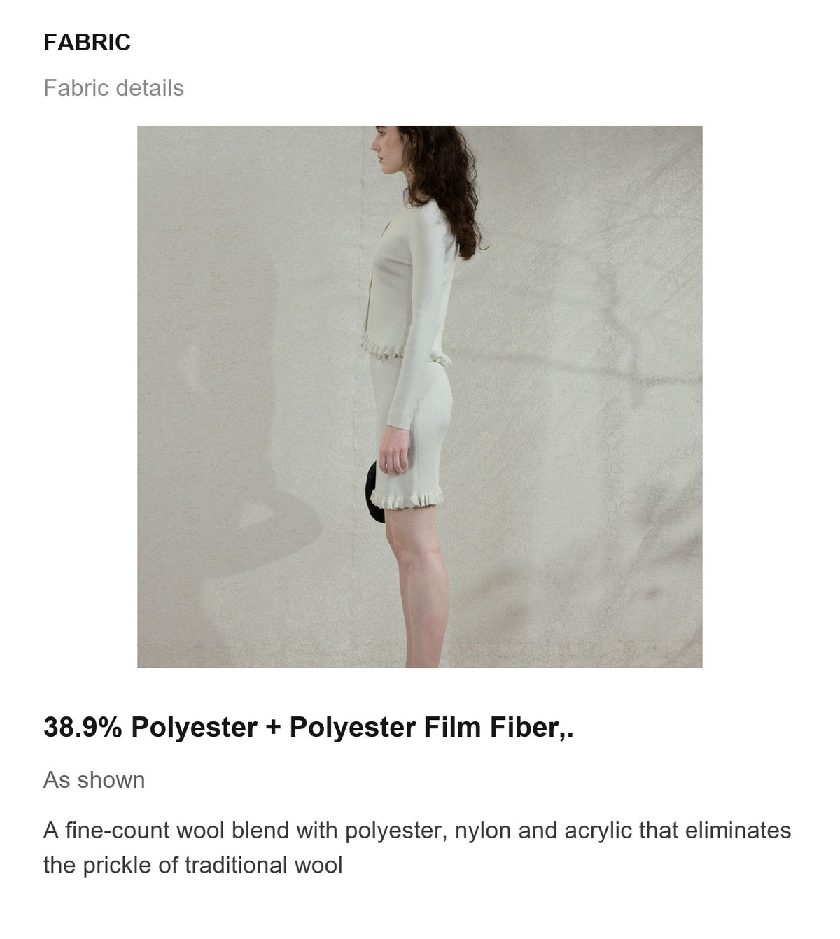Fabric details