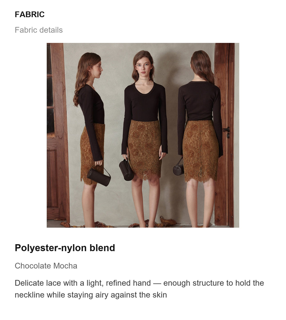 Fabric details