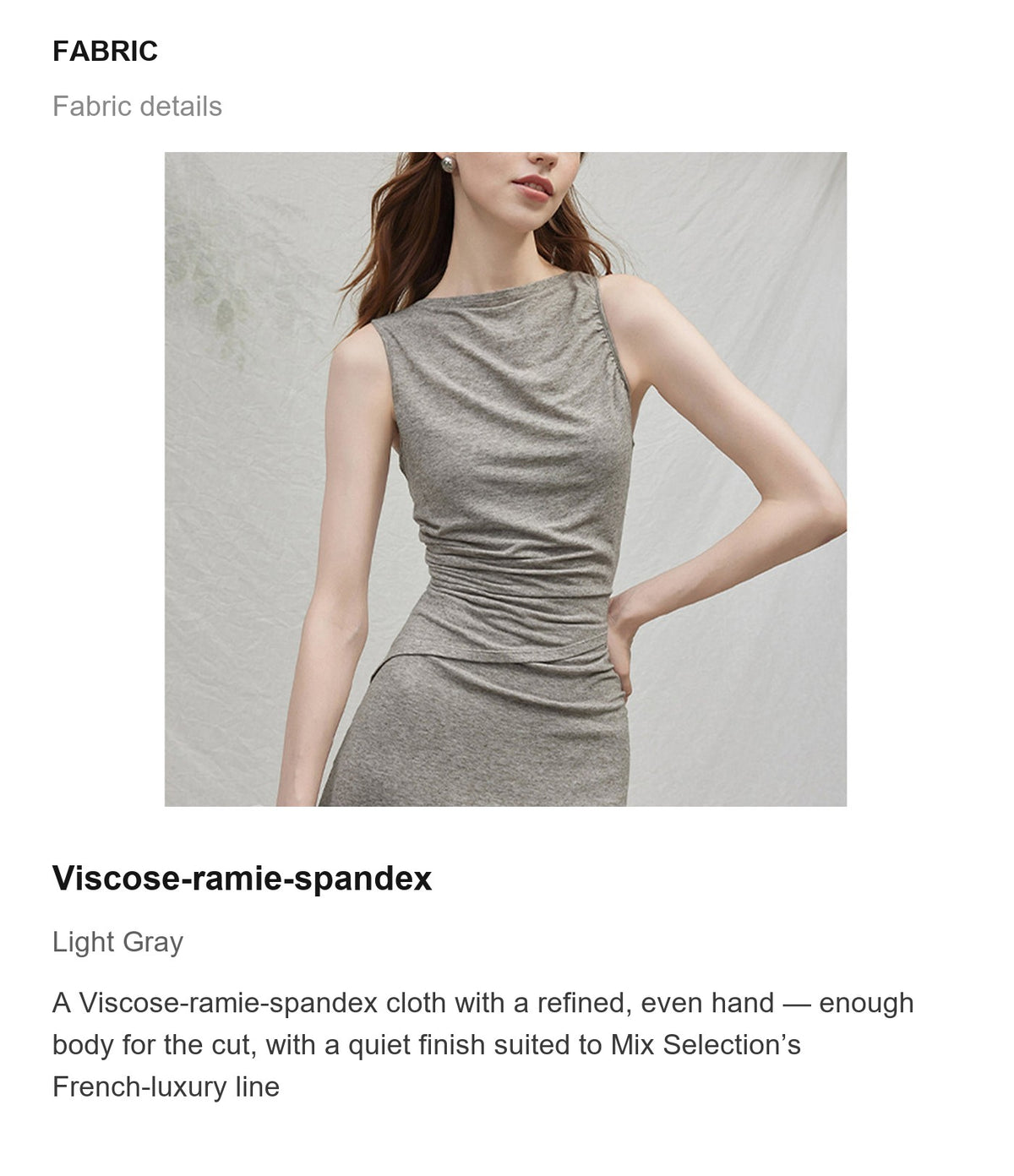 Fabric details