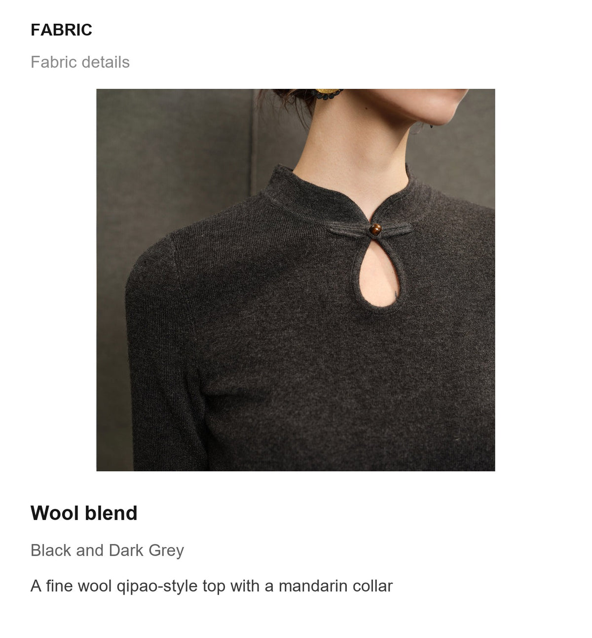 Fabric details