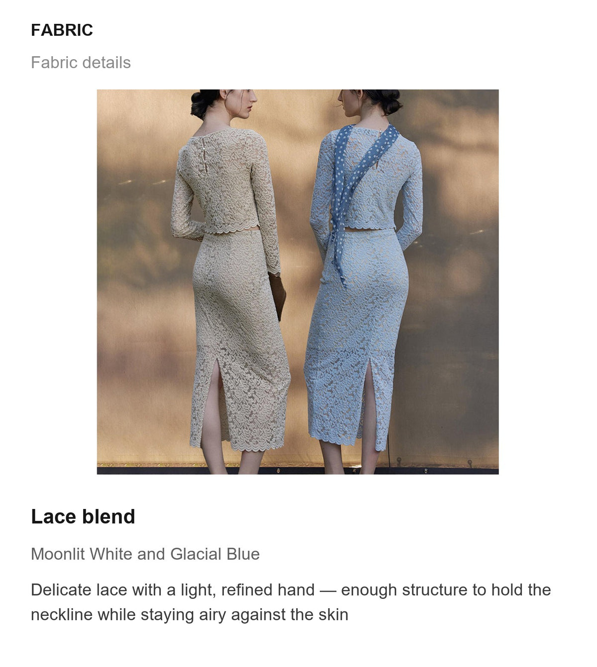 Fabric details