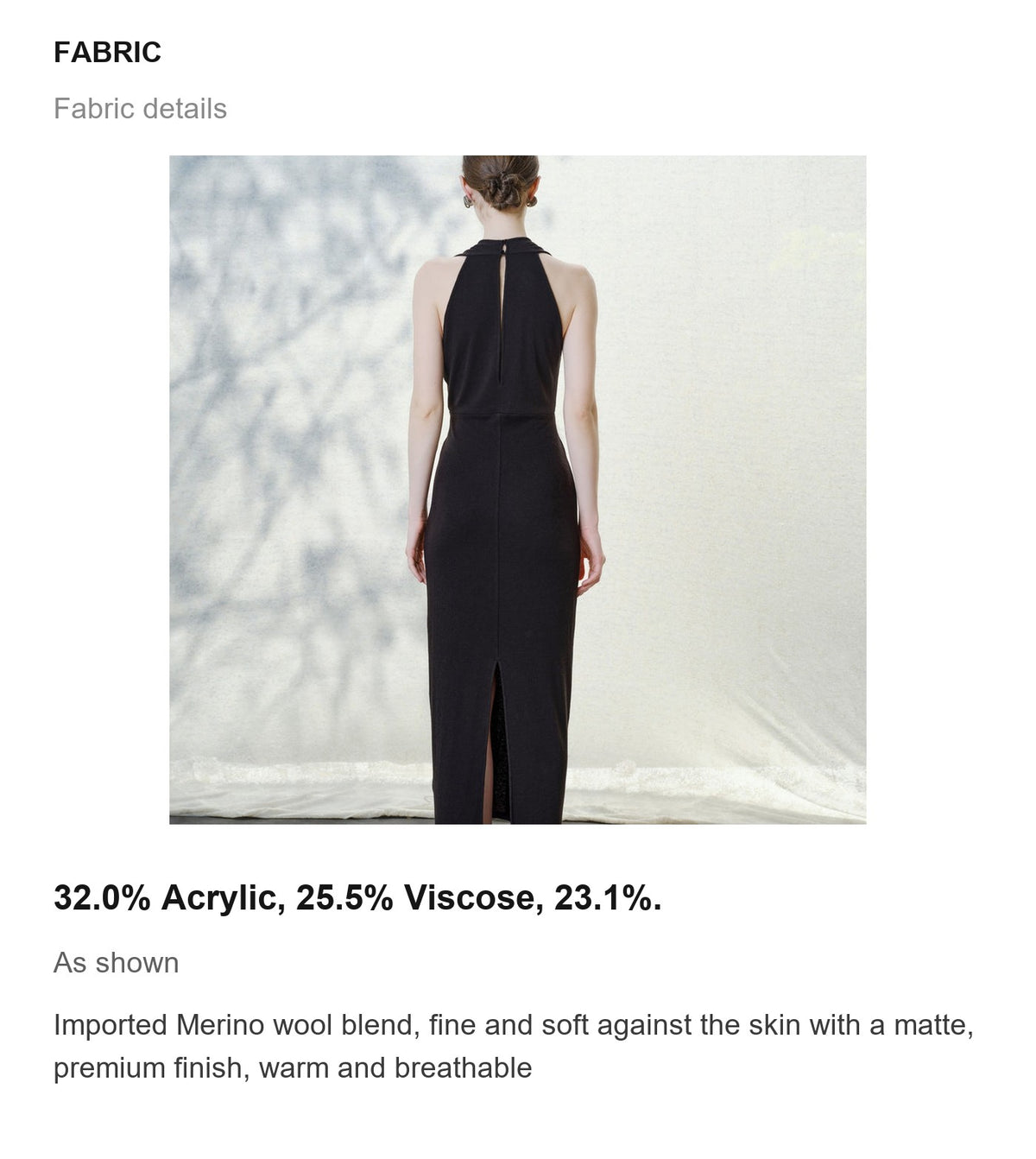 Fabric details
