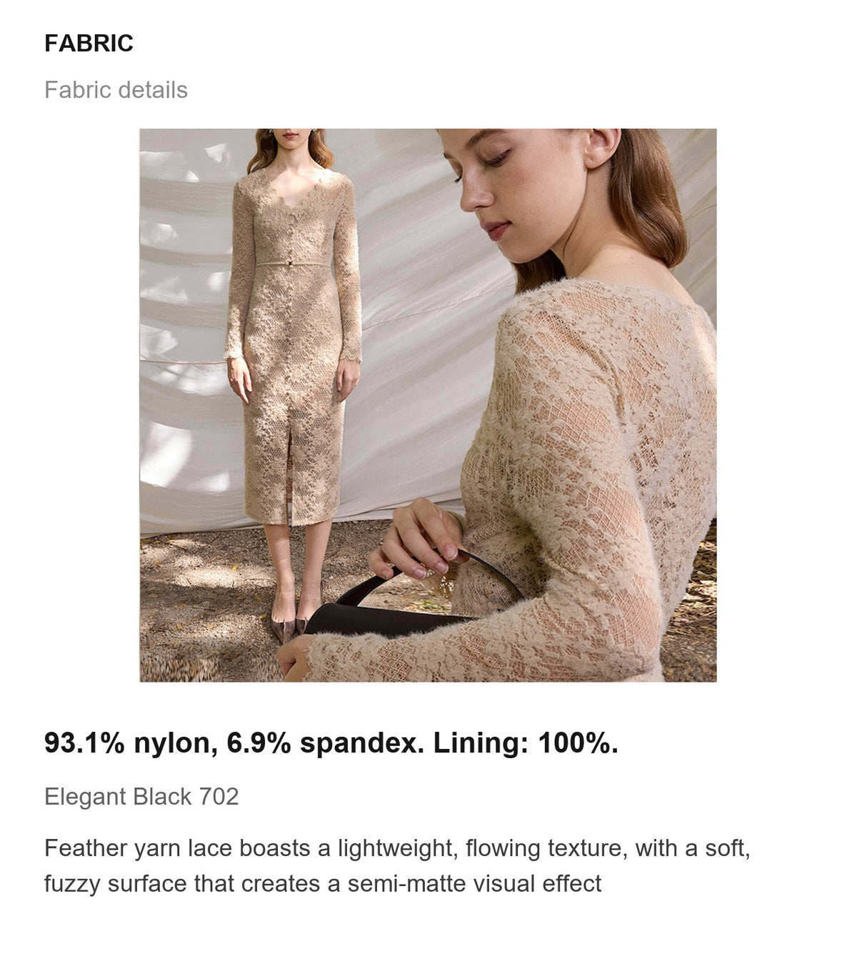 Fabric details