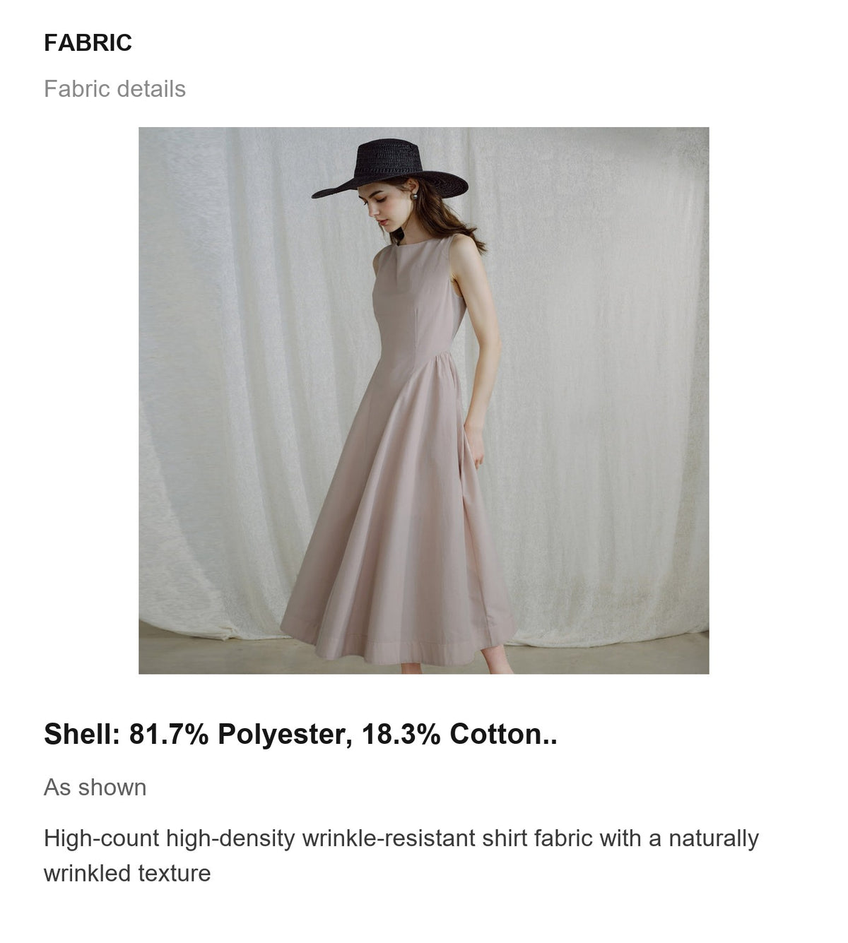 Fabric details