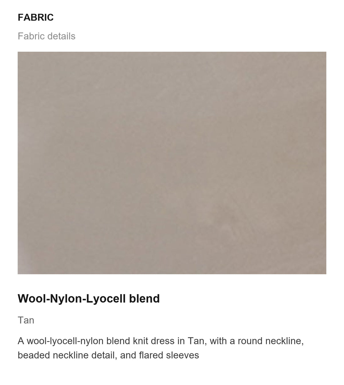 Fabric details