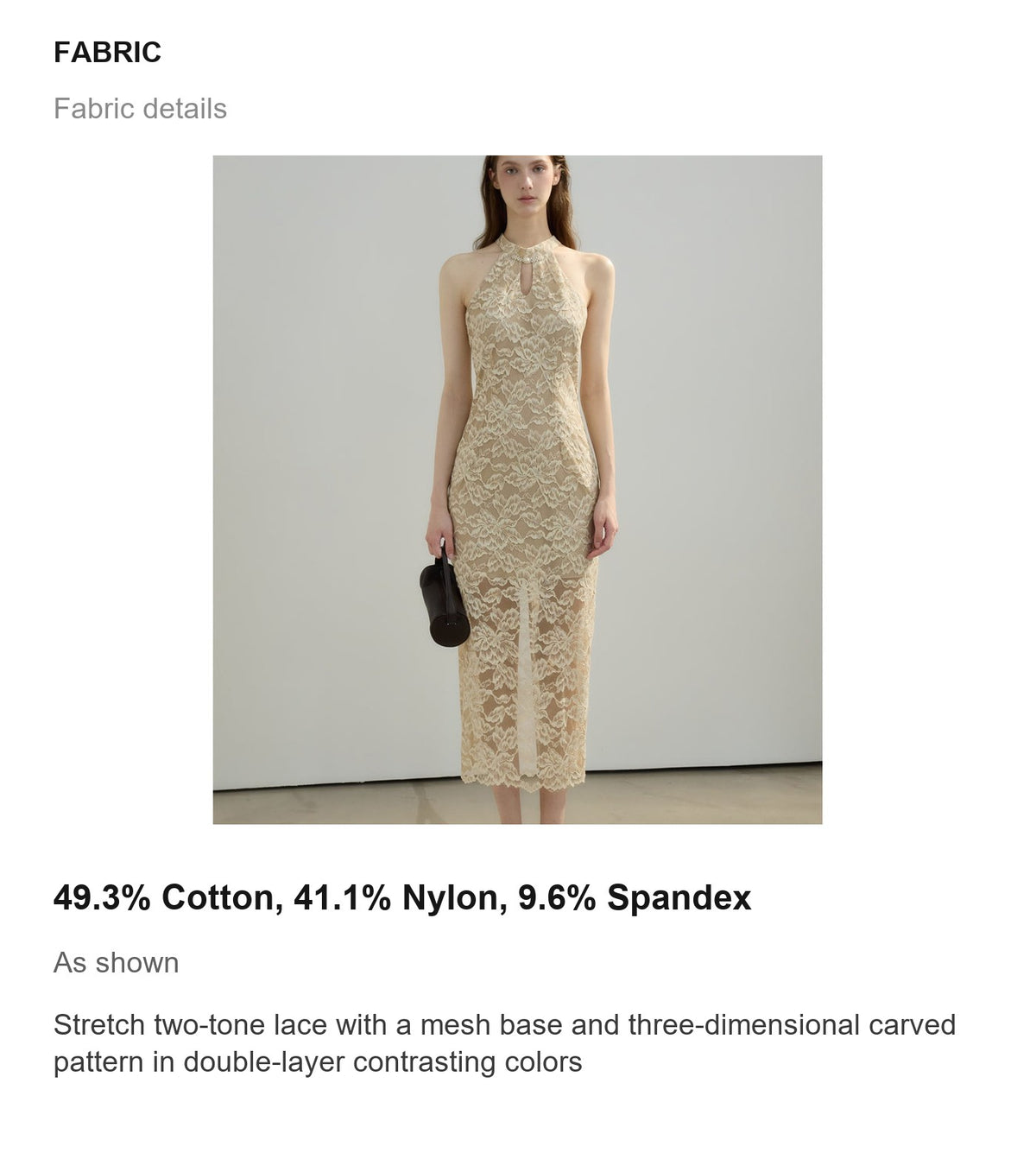 Fabric details
