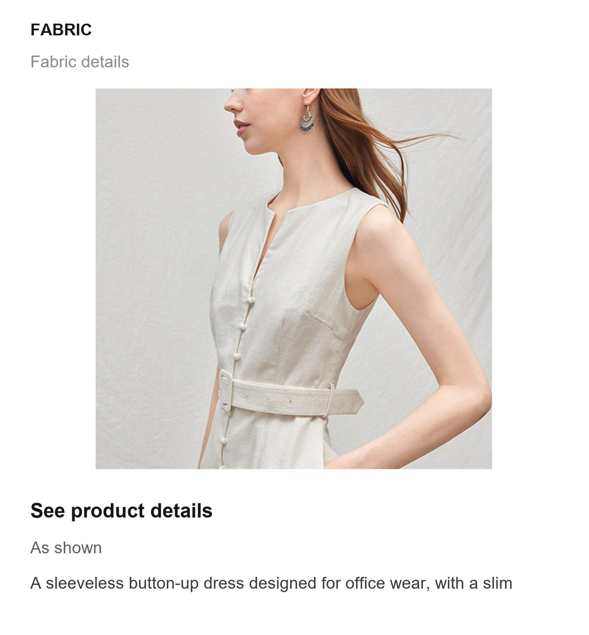 Fabric details
