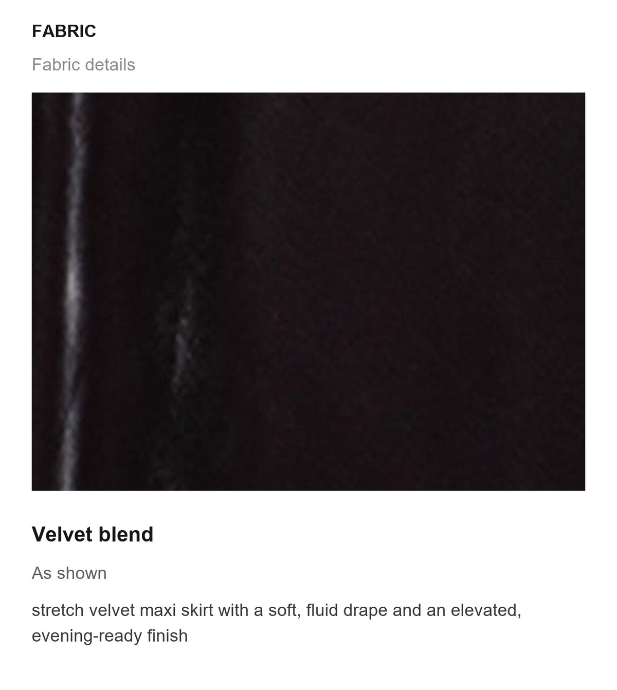 Fabric details