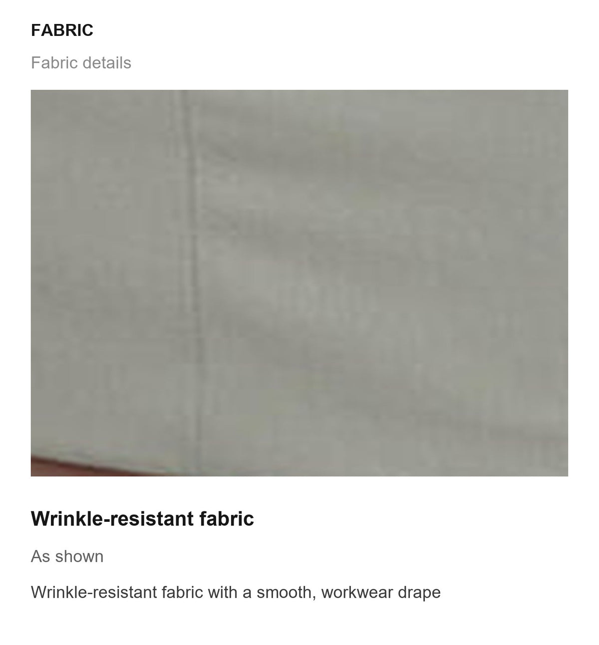 Fabric details