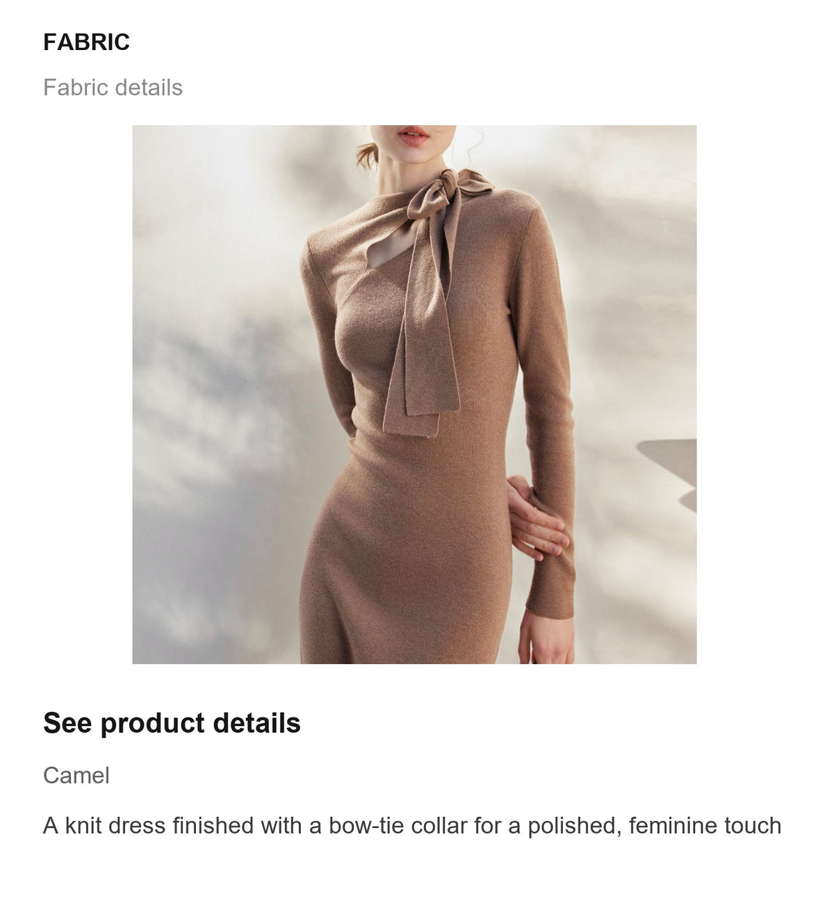 Fabric details