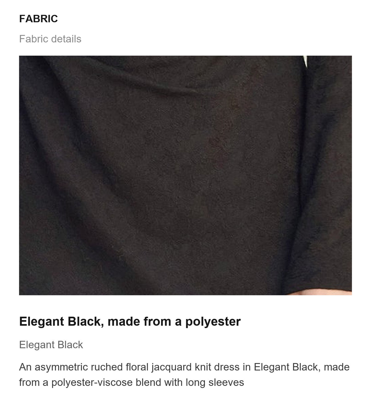 Fabric details