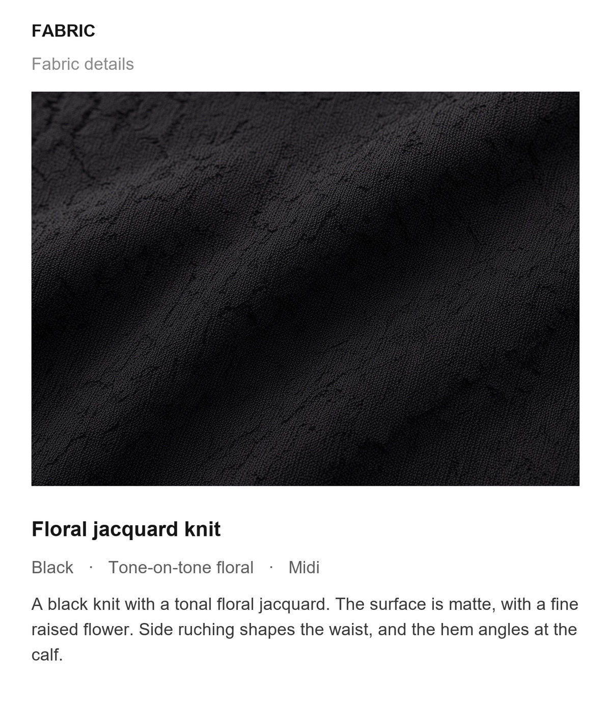 Fabric details