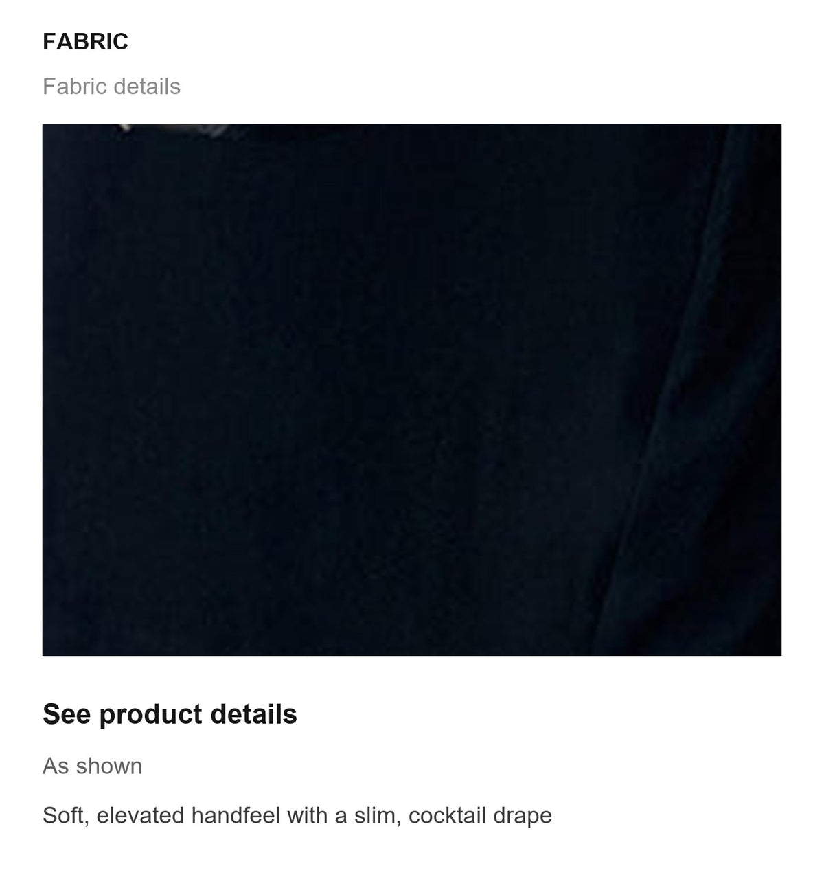 Fabric details