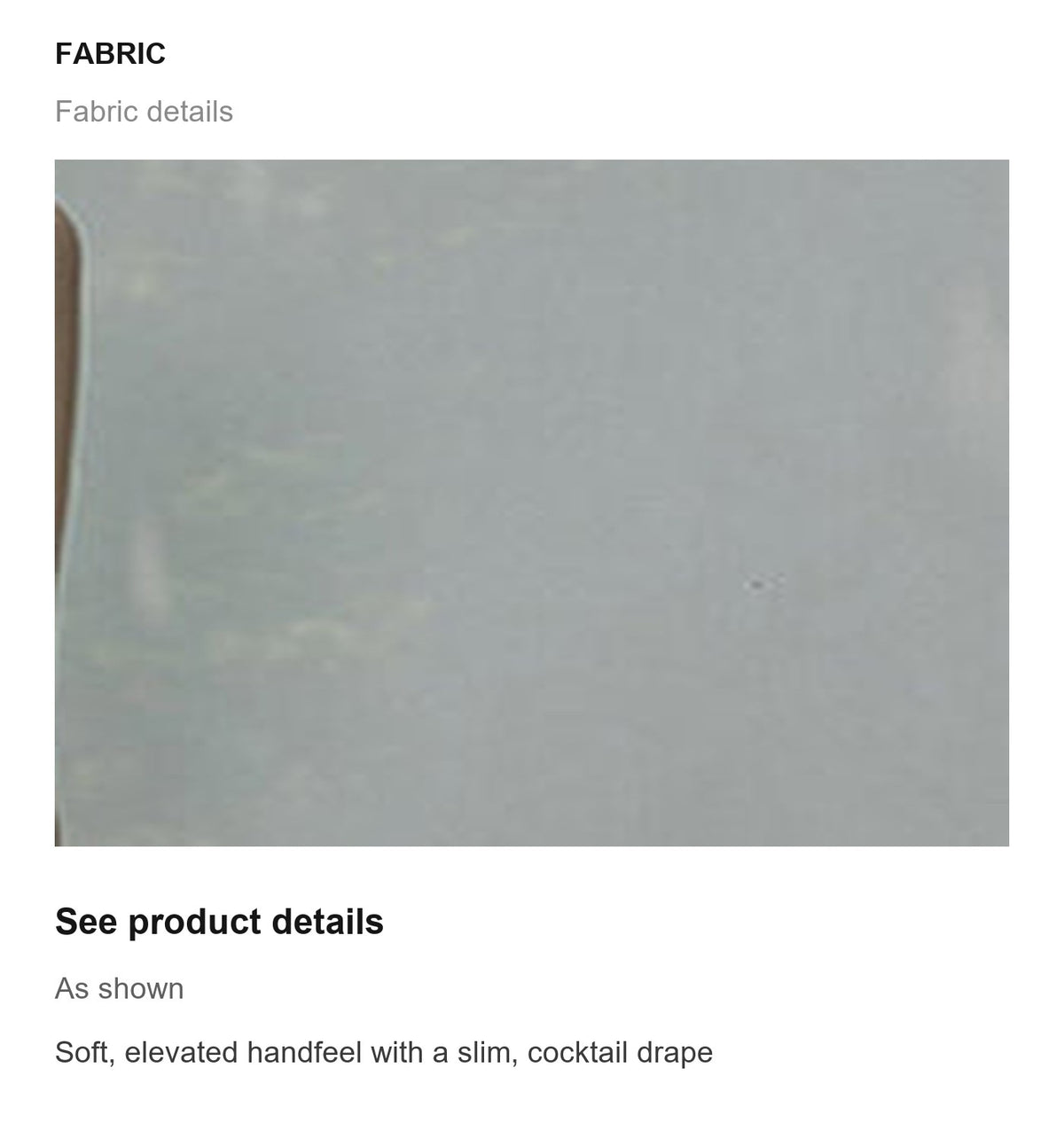 Fabric details