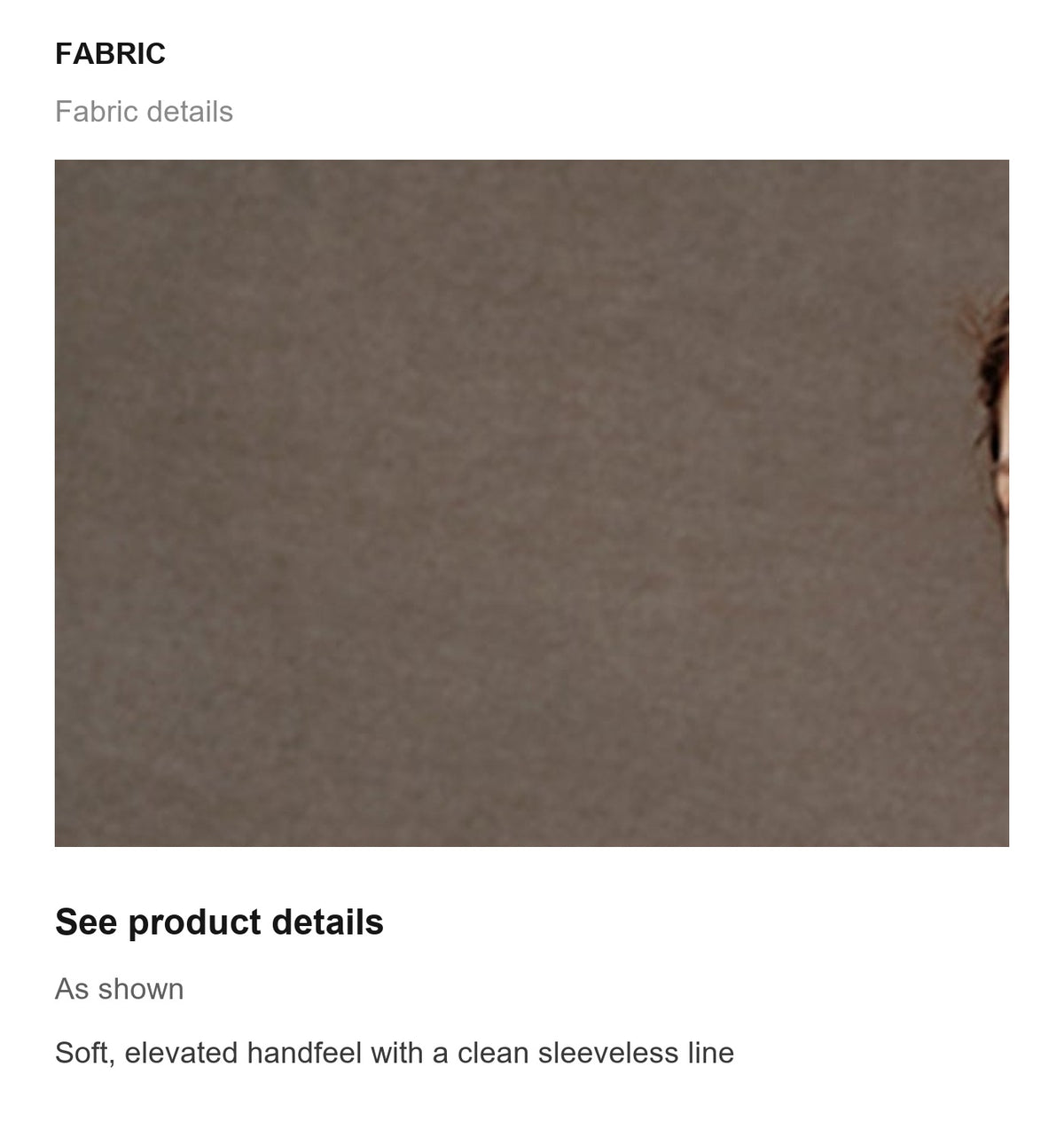 Fabric details