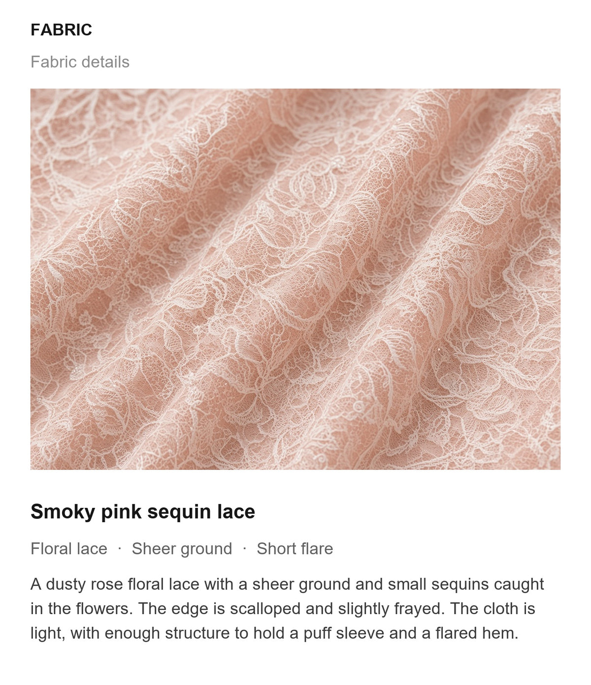 Fabric details