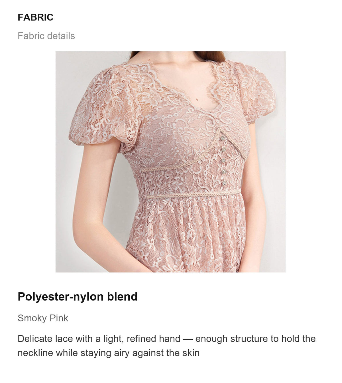 Fabric details
