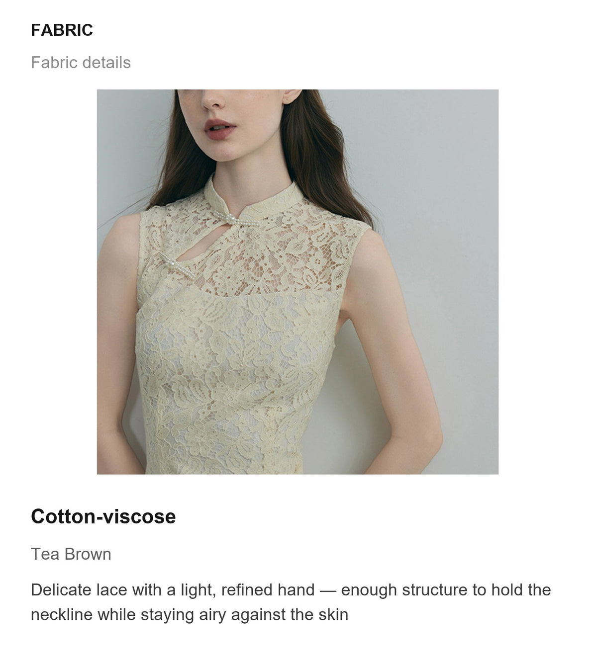 Fabric details