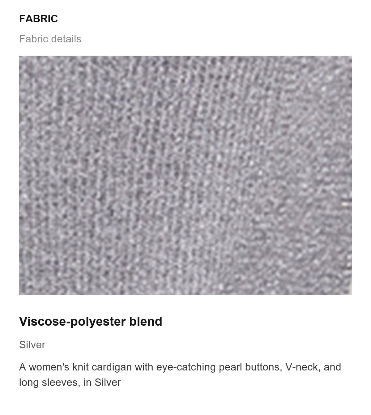 Fabric details