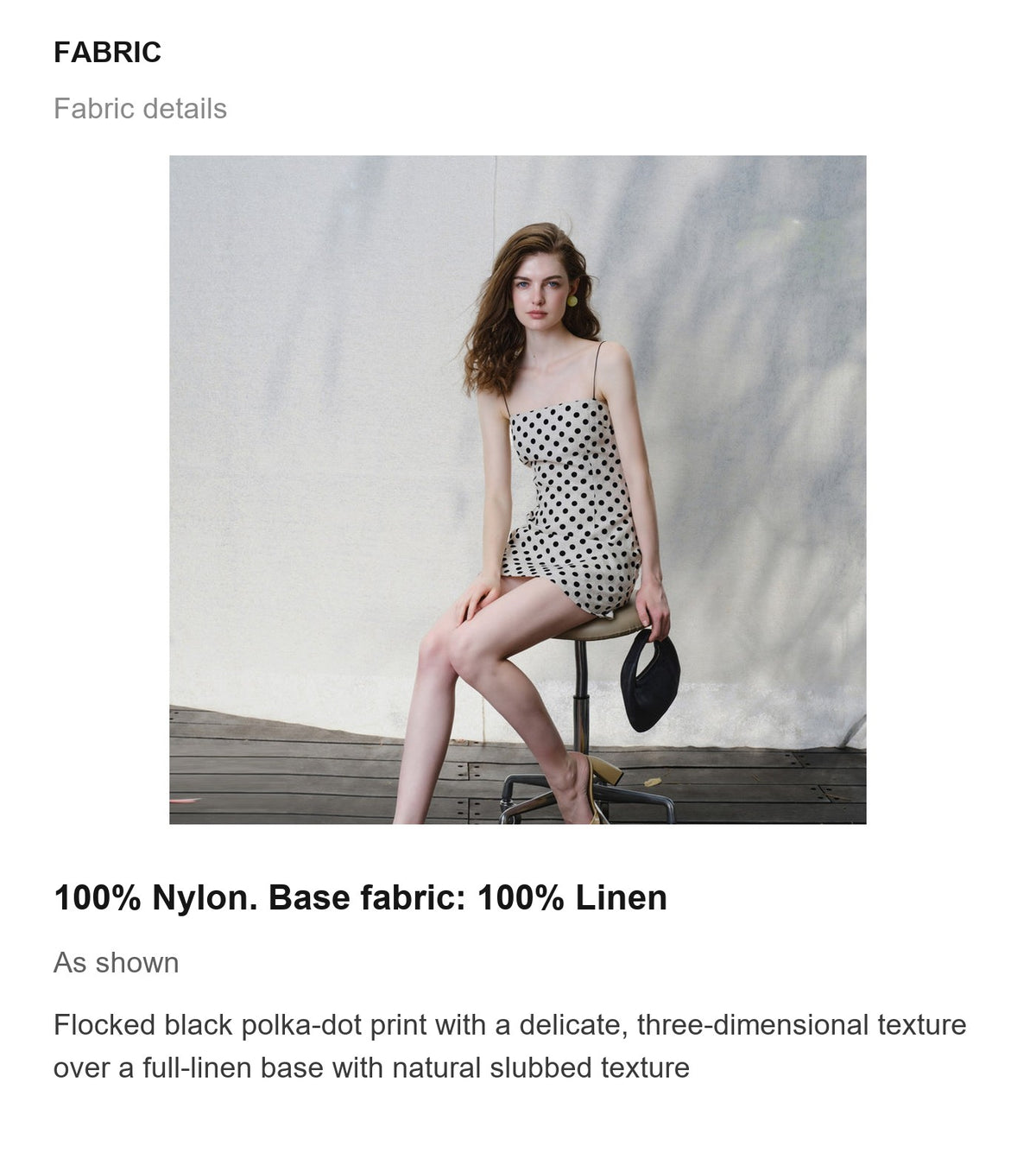 Fabric details