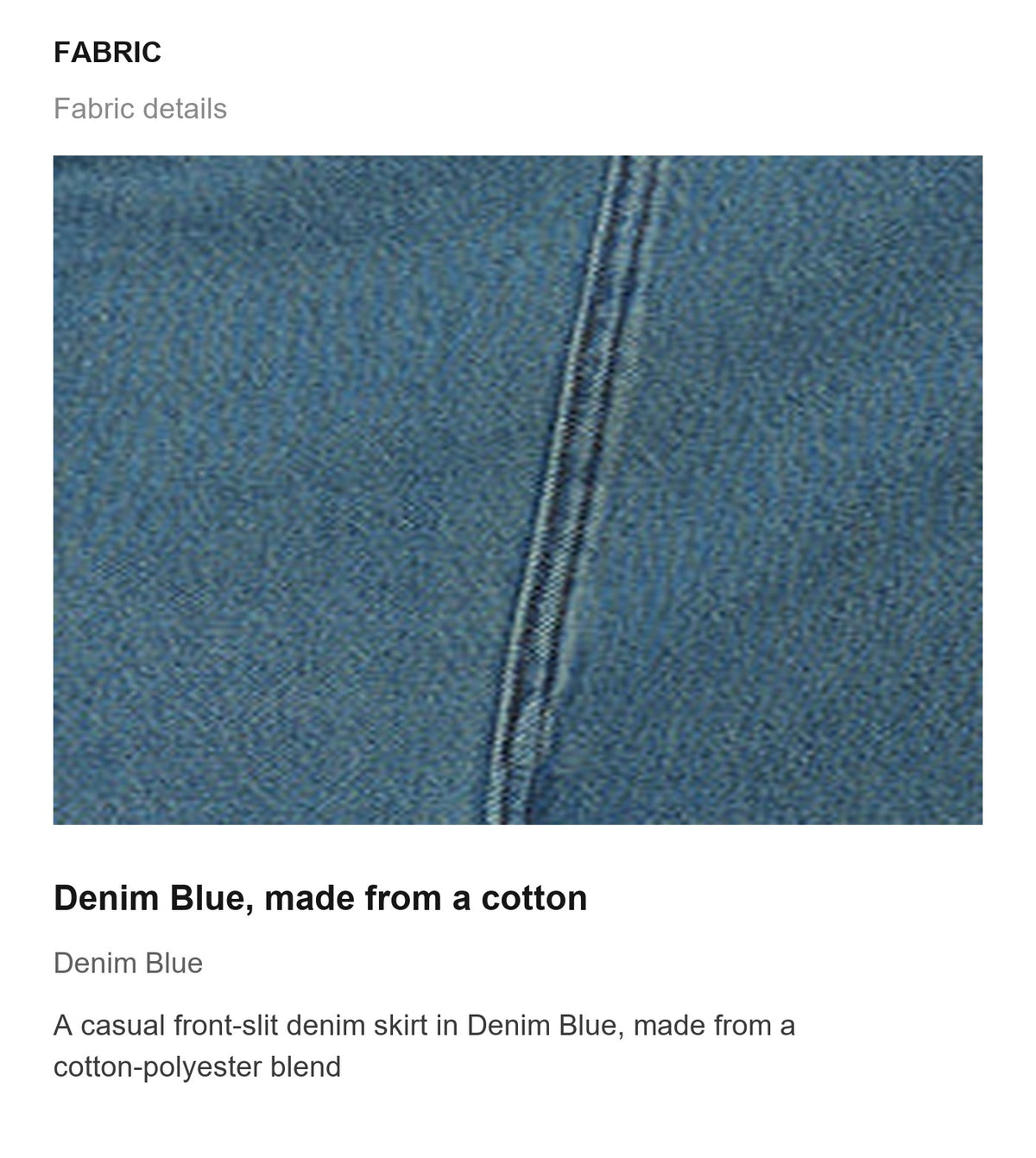 Fabric details
