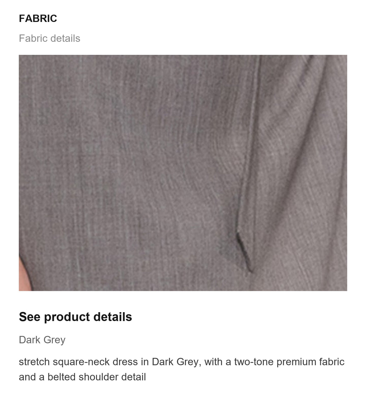 Fabric details
