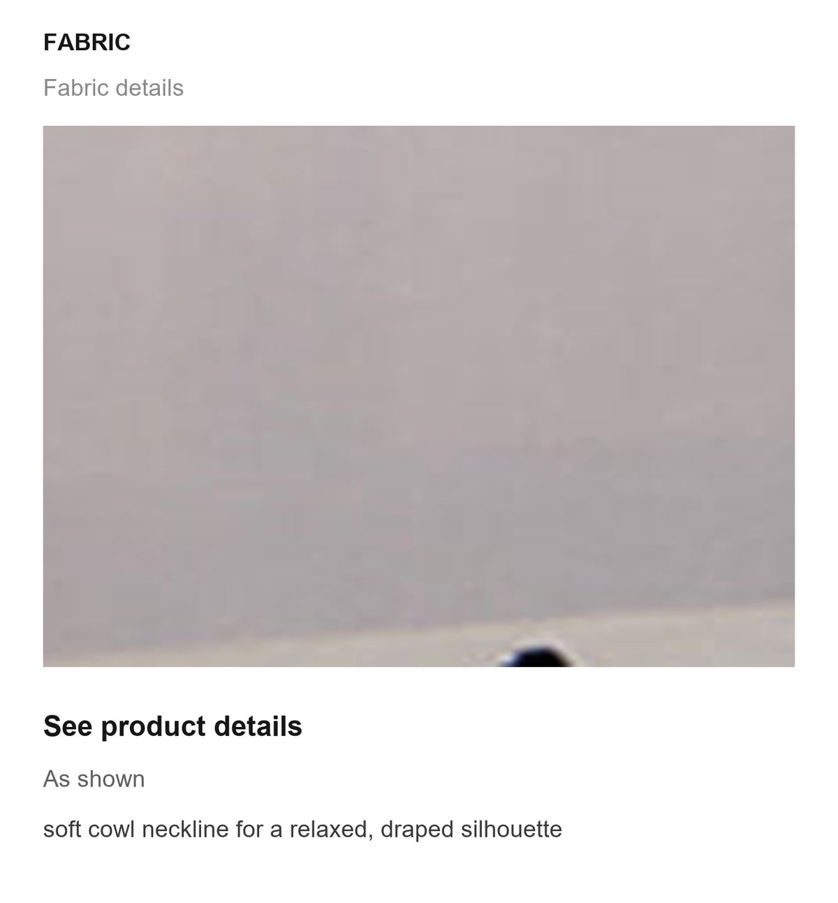Fabric details