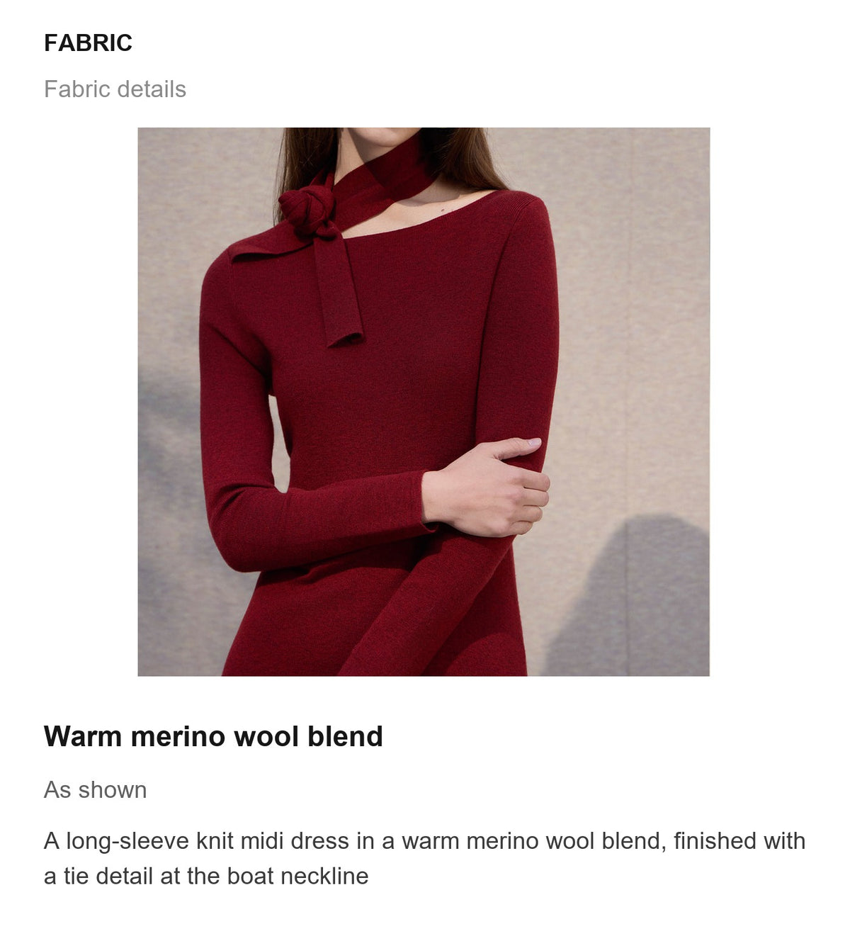 Fabric details