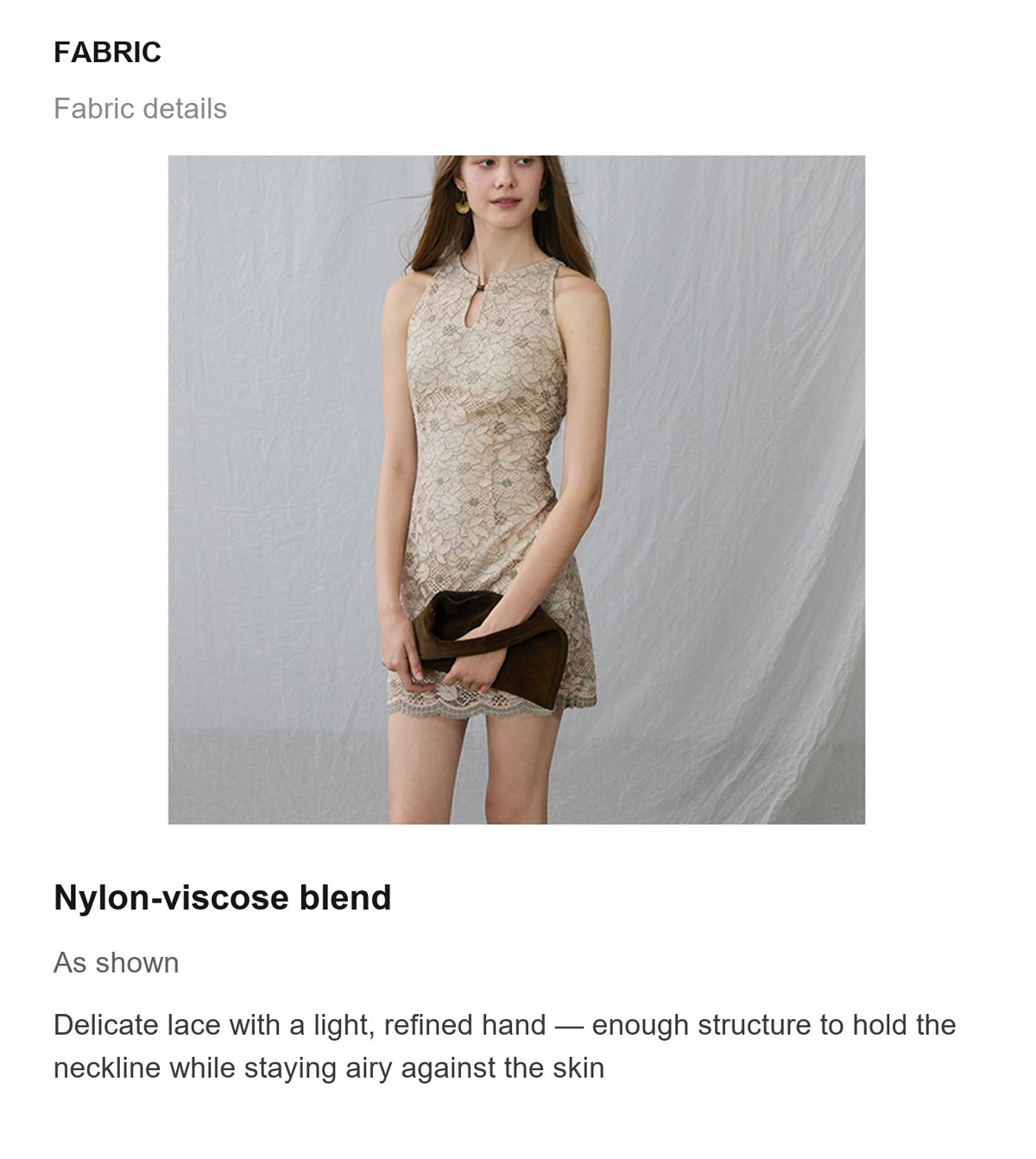 Fabric details
