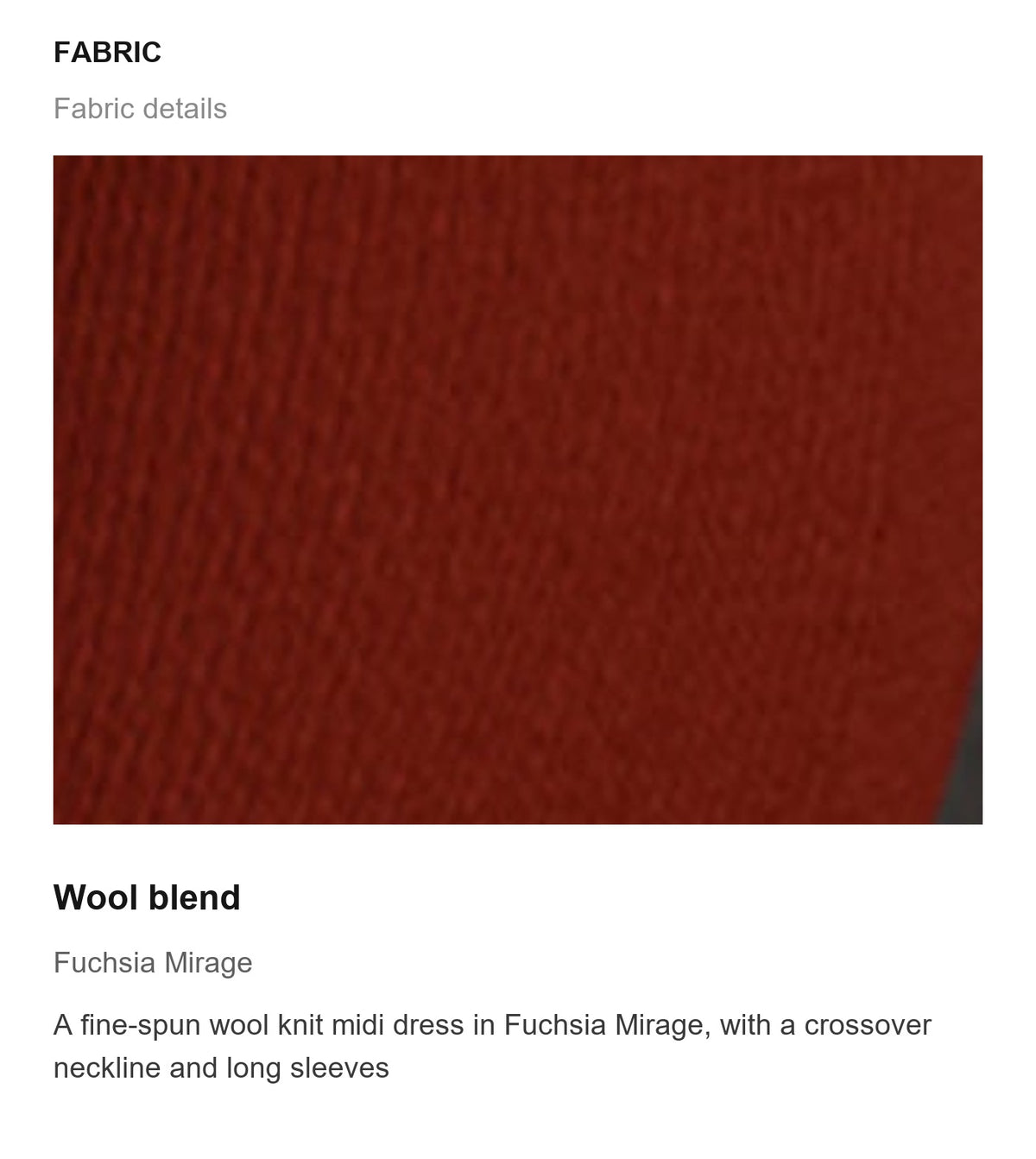 Fabric details