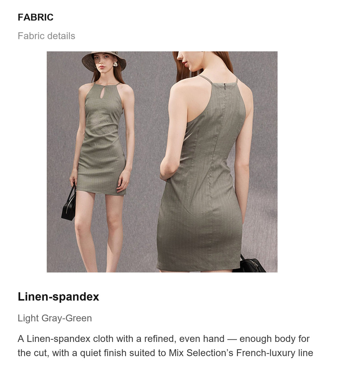 Fabric details