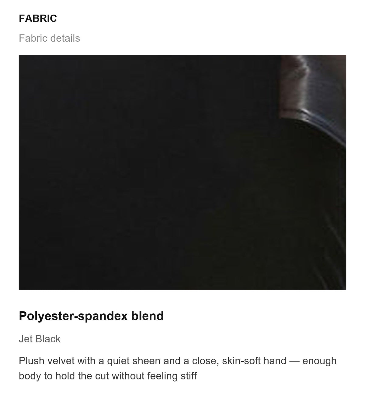 Fabric details