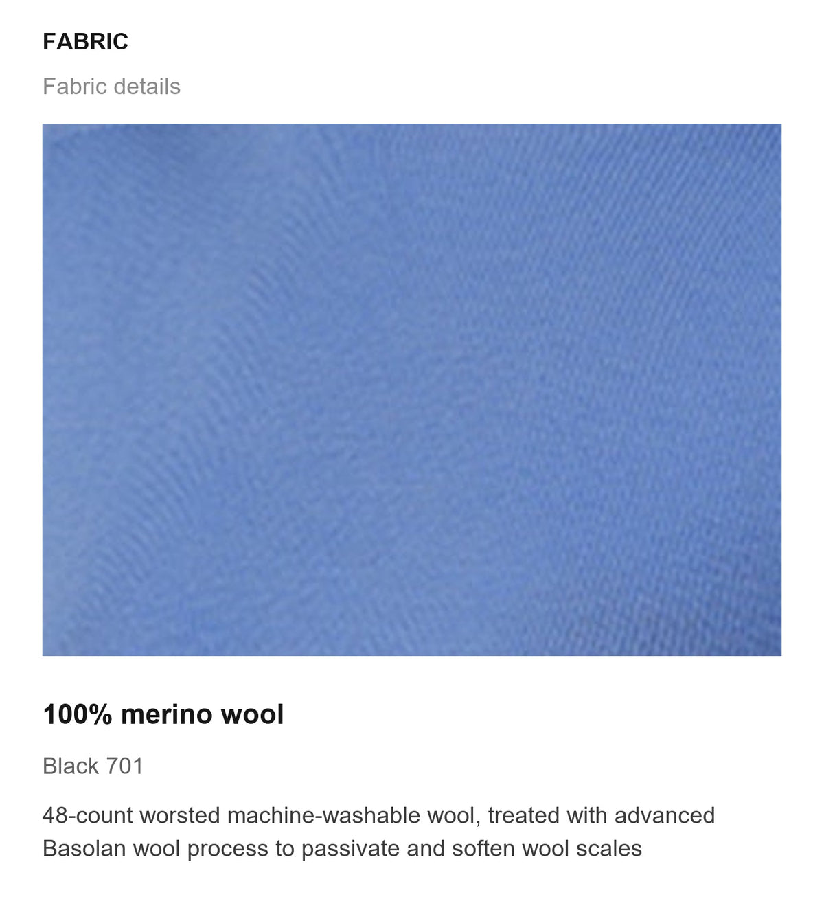 Fabric details
