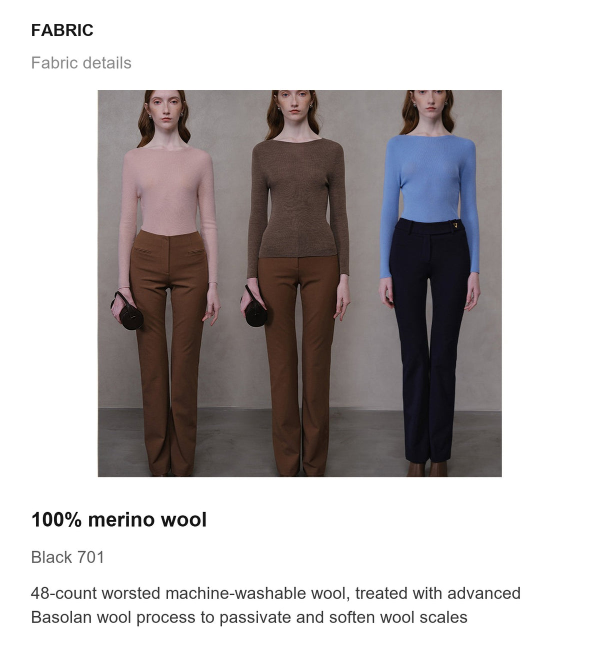 Fabric details