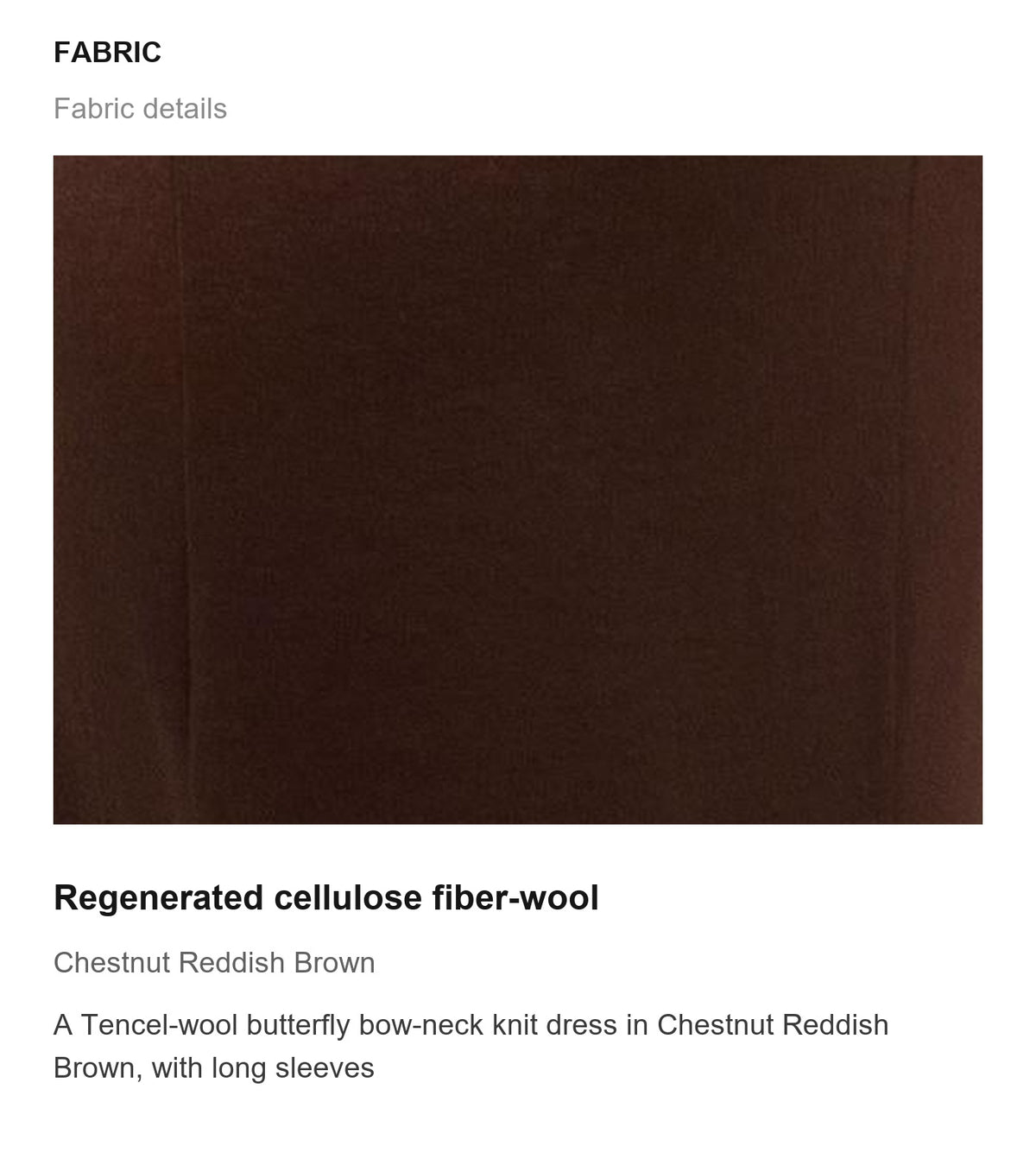 Fabric details