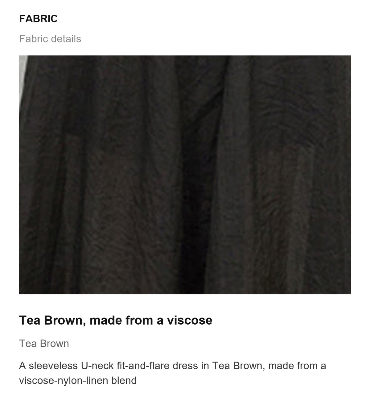 Fabric details
