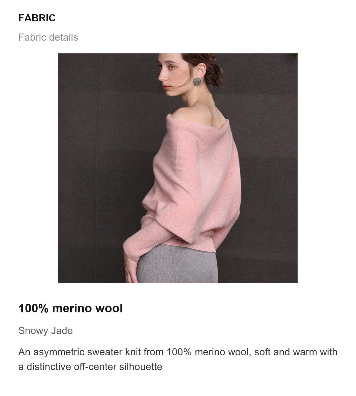Fabric details