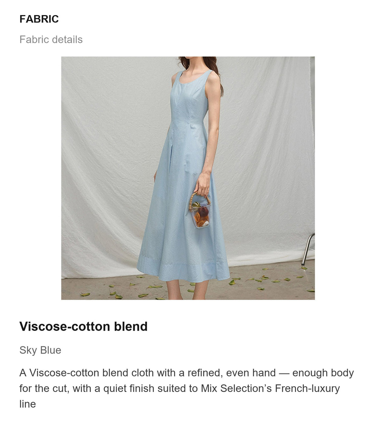 Fabric details