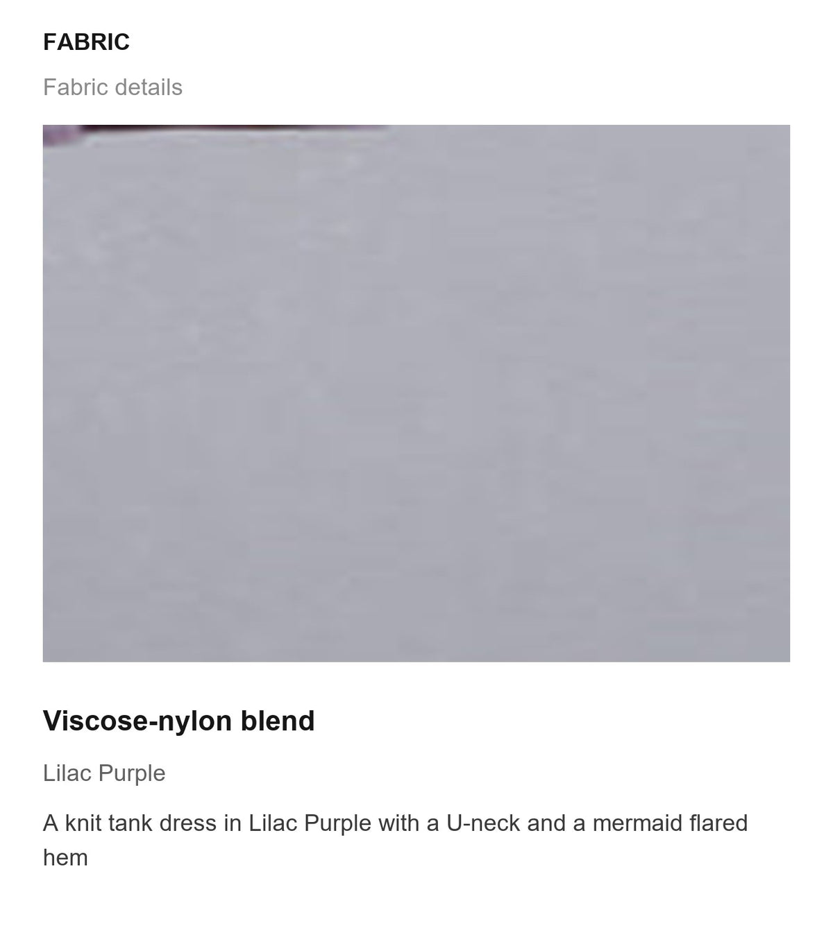 Fabric details
