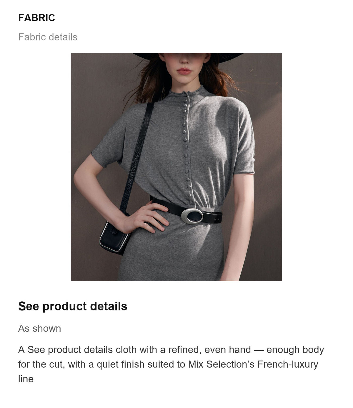 Fabric details