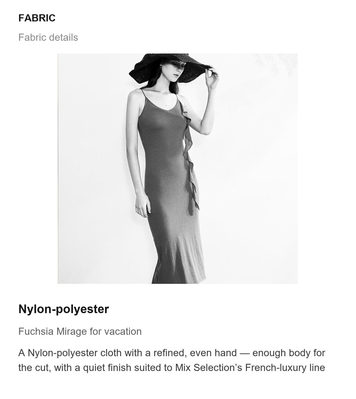 Fabric details