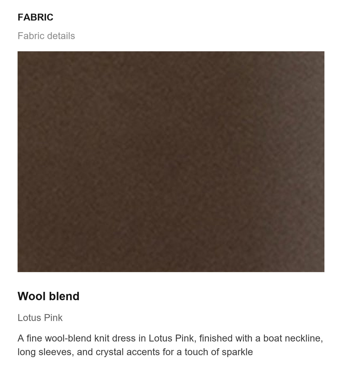 Fabric details