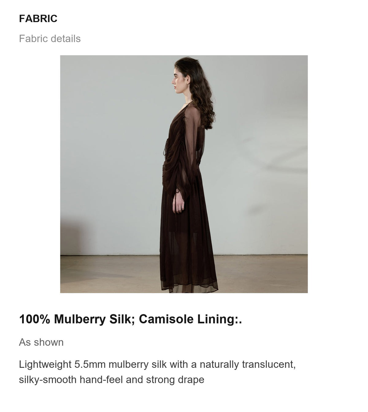 Fabric details