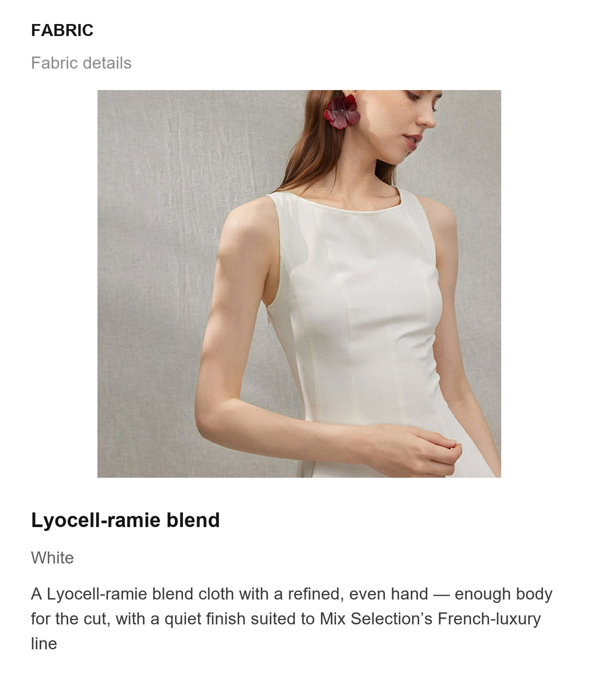 Fabric details