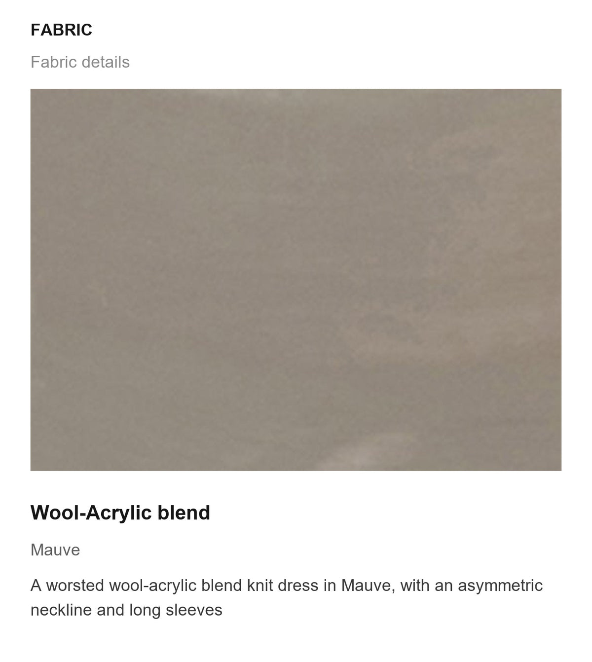 Fabric details