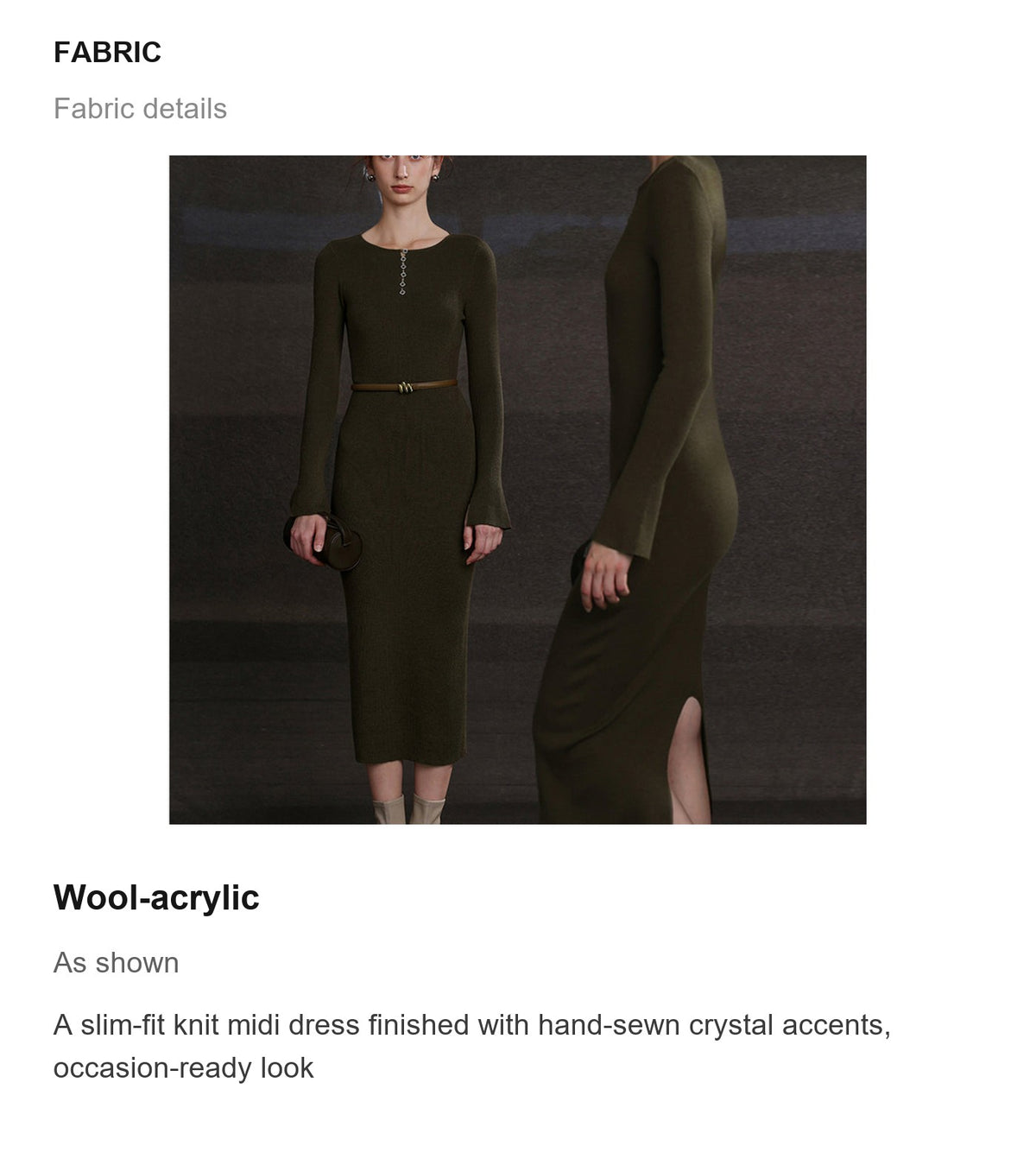 Fabric details